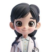 AI doctor profile of Dr. Sophia on Health Tracker App, providing personalized health recommendations and insights.